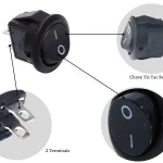 Irmãos Brant - CHAVE TIC TAC 2 POLOS REDONDA PRETA C/10 [148/H 12311 CHVS0009-0484] F1-C6-CX4